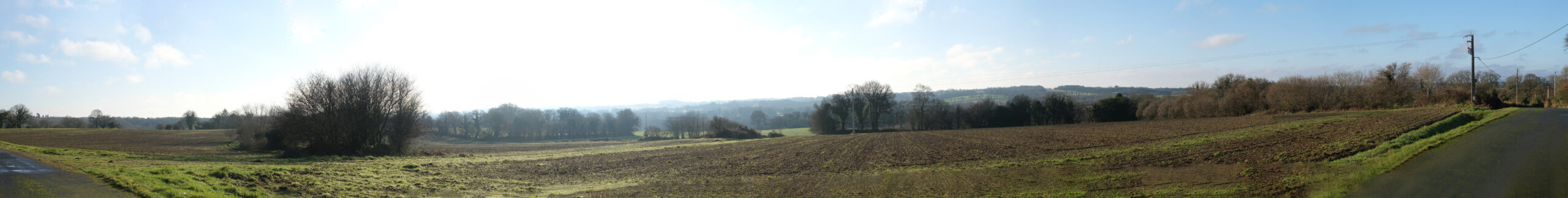 1 - Vue depuis le Nord aujourd'hui